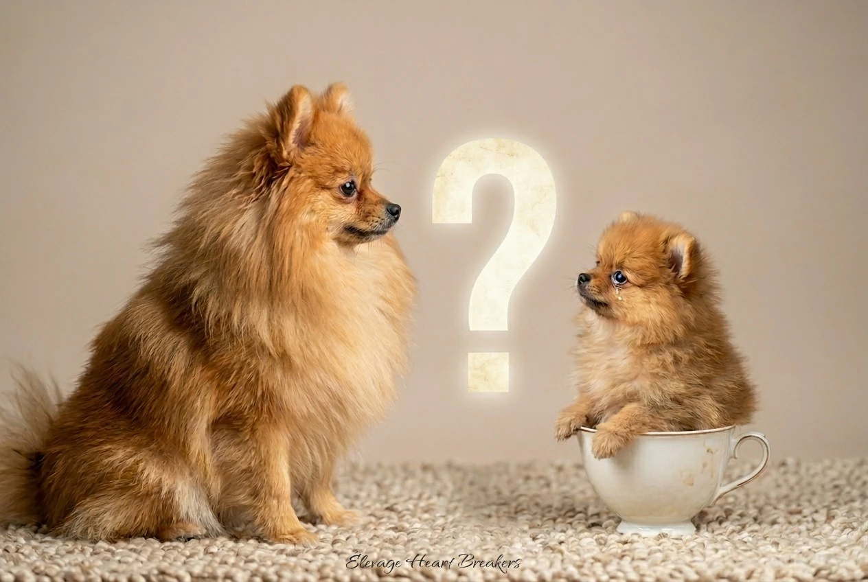Spitz Nain Teacup, Micro & Mini : La Grande Arnaque