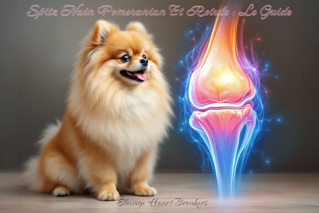 Spitz Nain Poméranien — luxation de la rotule, santé articulaire et prévention — Élevage Heart Breakers