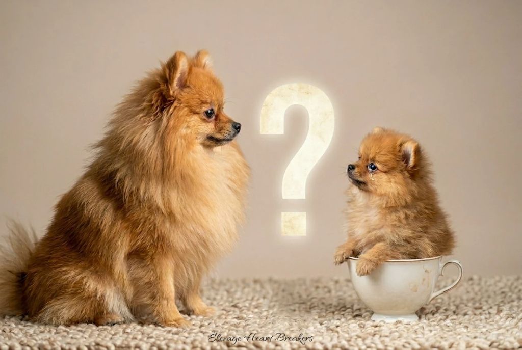 Spitz Nain Teacup, Micro & Mini : La Grande Arnaque
